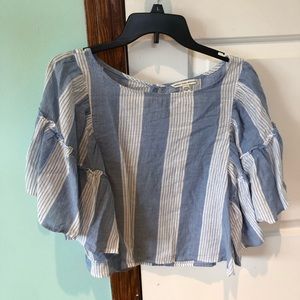 American Eagle striped circle shirt
